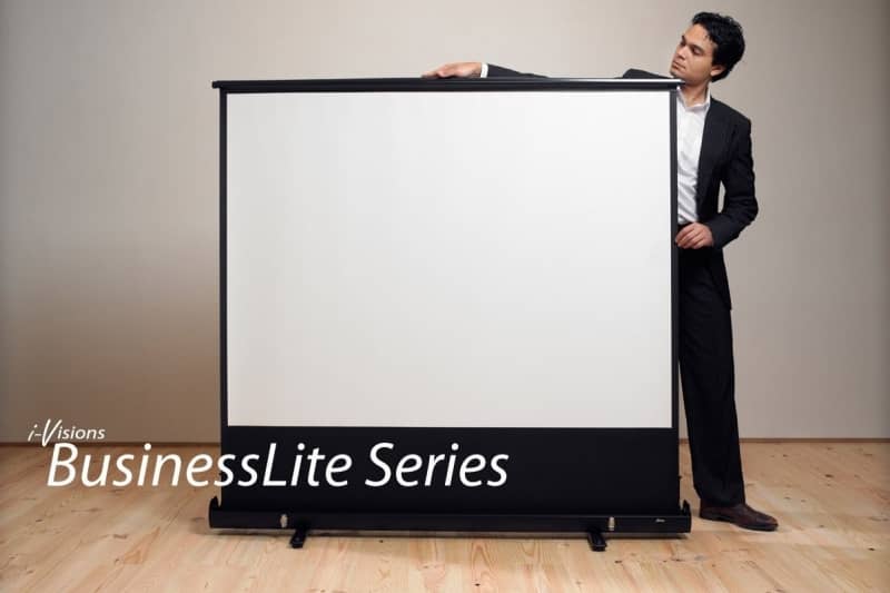 Verhuur beamerscherm iVisions Businesslite Pull Up (80 inch | 4:3)