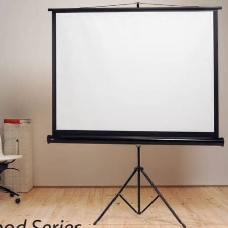 iVisions Beamerscherm Op Statief 100" huren (254cm) | 4:3 huren | Verhuur projectiescherm
