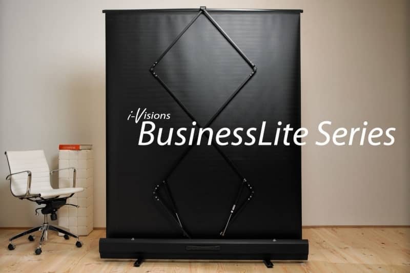 Verhuur projectiescherm iVisions Businesslite Pull Up (80 inch | 4:3)