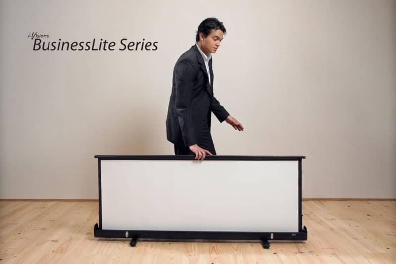 Verhuur projectiescherm iVisions Businesslite Pull Up (80 inch | 4:3)