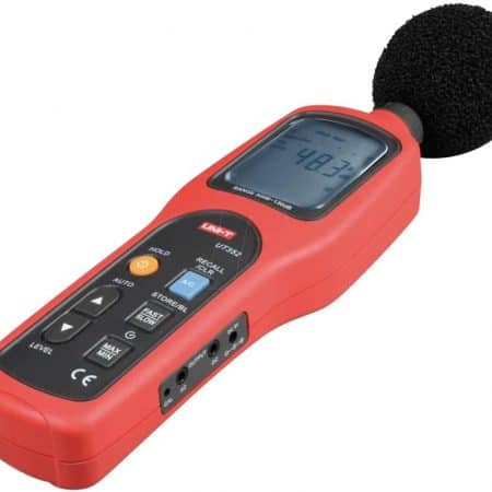 Uni-T UT352 Decibelmeter Huren » Verhuur van geluidsmeter  met interne microfoon