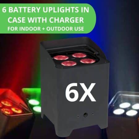 Showtec EventLITE 4/10 IP Draadloze Uplighters Huren