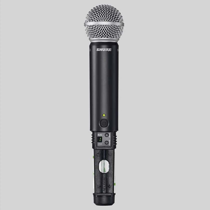 Shure BLX288/SM58 Dual Draadloze Microfoon Huren » Verhuur van AKG WMS 40 Mini 2 Dubbele Draadloze Handheld Microfoon Voor Zang En Spraak