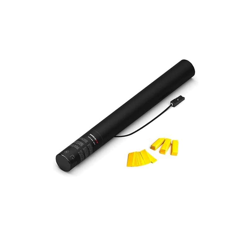Magic FX Confetti Shooter Paper 50cm geel kopen. Verkoop van MagicFX confetti shooters in gele kleur.