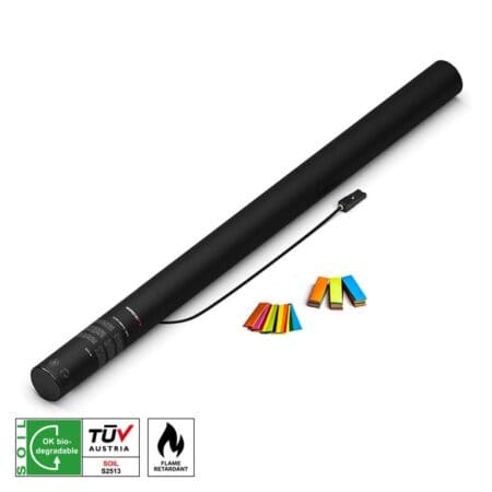 Magic FX Electric Confetti Shooters Paper 80cm Kopen. Magic FX Confetti Shooter Paper 80cm te koop. Verkoop van MagicFX confetti shooters in diverse kleuren.