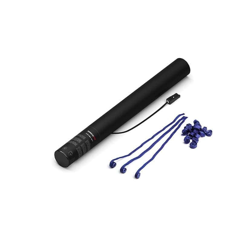 Magic FX Electric Streamer Shooters Paper 50cm Donkerblauw Kopen. Verkoop van MagicFX streamers shooters in donkerblauwe kleur.