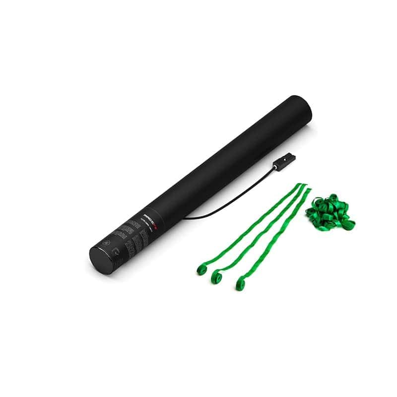 Magic FX Electric Streamer Shooters Paper 50cm Donkergroen Kopen. Verkoop van MagicFX streamers shooters in donkergroene kleur.
