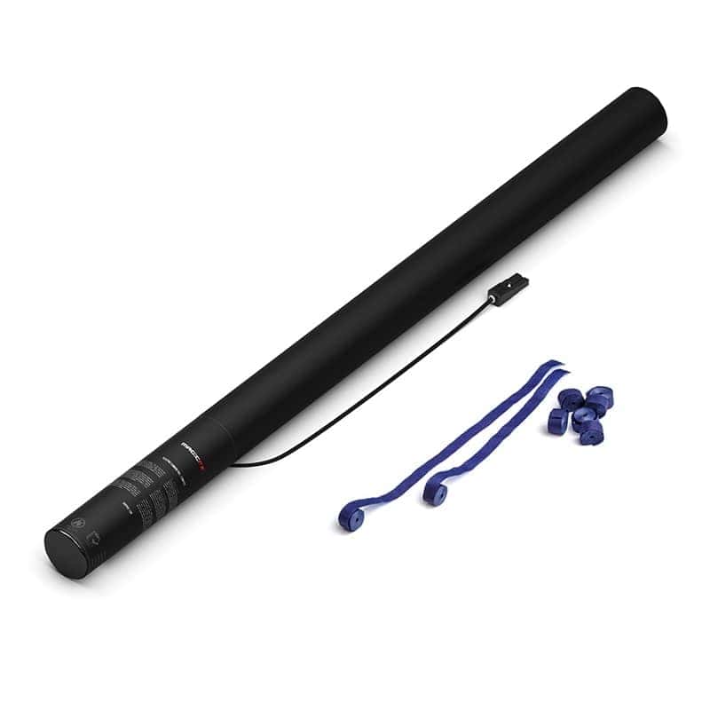 Magic FX Electric Streamer Shooters Paper 80cm Donkerblauw Kopen. Verkoop van MagicFX streamers shooters in donkerblauwe kleur.