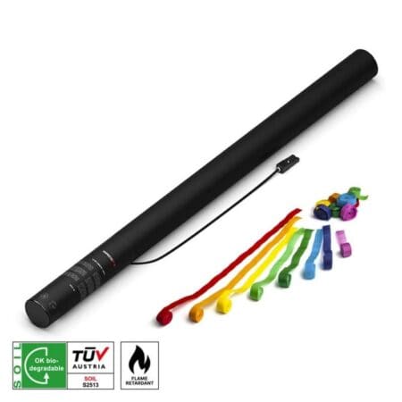 Magic FX Electric Streamer Shooters Paper 80cm Kopen. Verkoop van MagicFX streamers shooters in diverse kleuren.