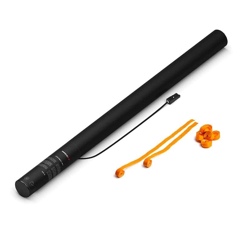Magic FX Electric Streamer Shooters Paper 80cm oranje Kopen. Verkoop van MagicFX streamers shooters in oranje kleur.
