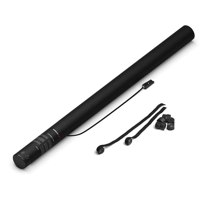 Magic FX Electric Streamer Shooters Paper 80cm Zwart Kopen. Verkoop van MagicFX streamers shooters in zwarte kleur.