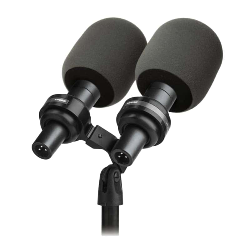 Shure SM57VIP Outdoor Dual Microphone Kit - Outdoor Presidential Press Conference Kit