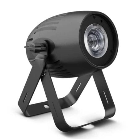 Cameo Q-Spot 40 RGBW Black Puntspot Huren » Verhuur van Cameo Q-Spot 40 RGBW Black pinspot Krachtige Puntspotverlichting voor Discoballen Te Huur
