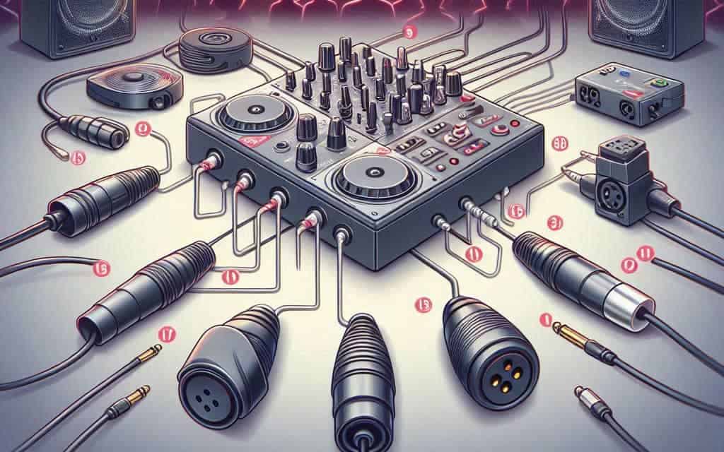 Kablage voor het correct aansluiten van een DJ installatie Kablage voor het correct aansluiten van een DJ installatie