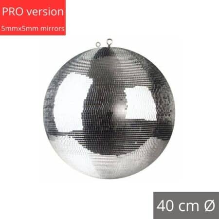 Spiegelbol 40 cm huren » Verhuur van professionele discoballen 40 cm Ø