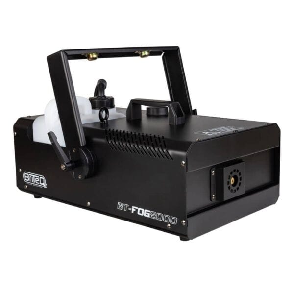 Huur nu de Briteq BT-FOG2000, een krachtige 2000W rookmachine met continue rookuitstoot. Perfect voor festivals, concerten, fuiven en meer. Flexibel in gebruik.