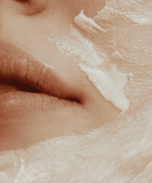 Facial with fruit and vegetable peels