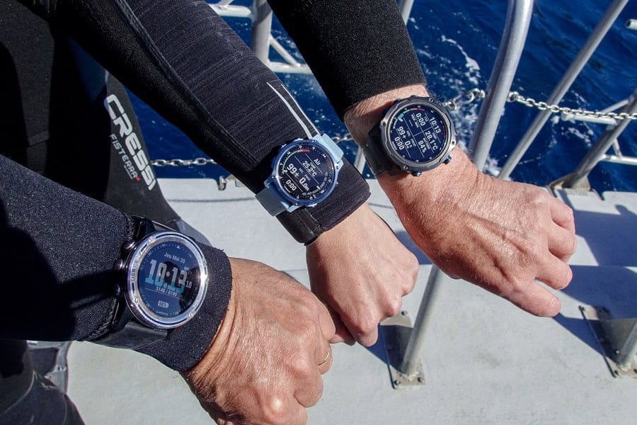 Shooting garmin descent mk2s 4365