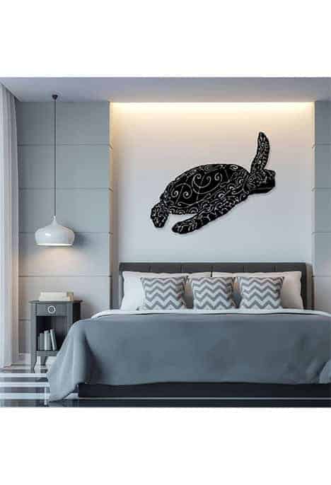 Decoration Murale En Metal Nouvelle Tortue2