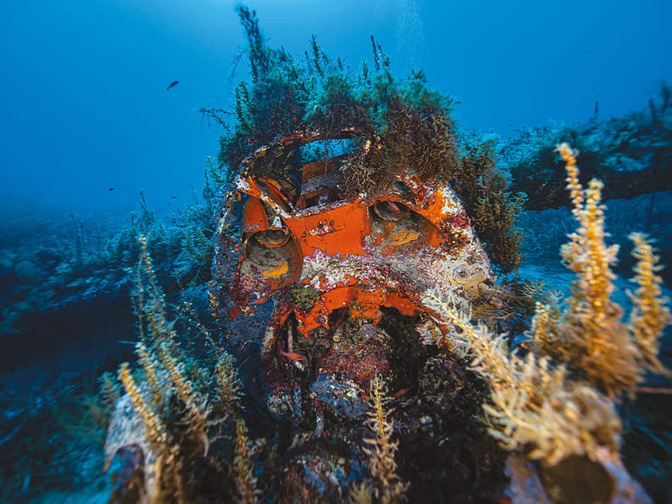 Epave sous marine corse 10