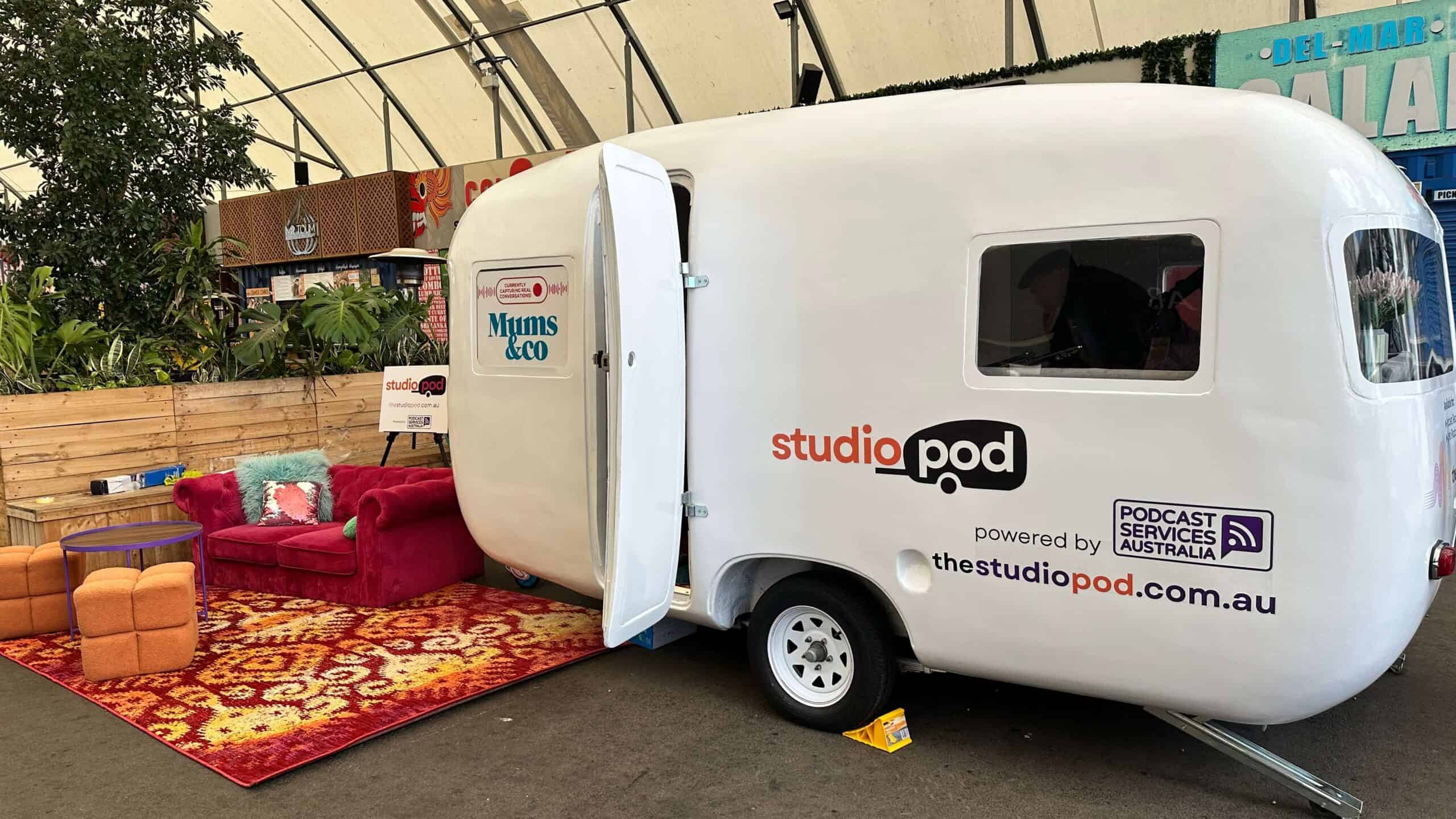 Podcast Services Australia the studiopod mobile podcast recording studio melbourne