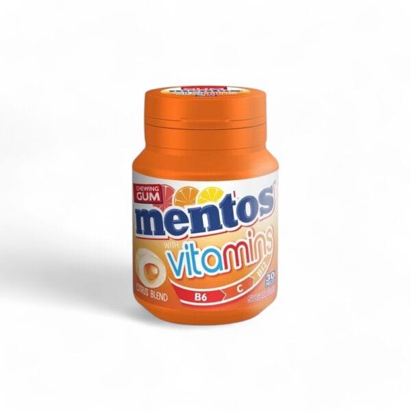 Mentos Gum Vitamins Citrus Blend Bottle 30st