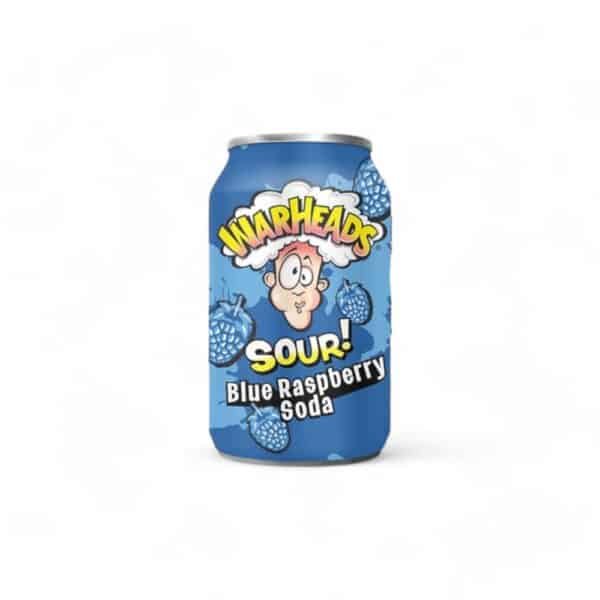 warheads sour blue raspberry soda 33cl