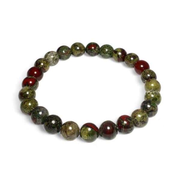 Jaspis Drakenbloed Armband Kralen 8mm