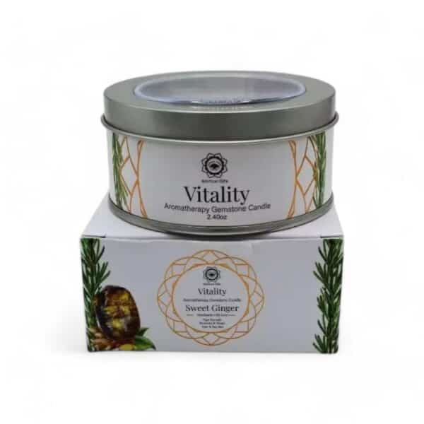 Edelsteen Kaars - Sweet Ginger - Vitality