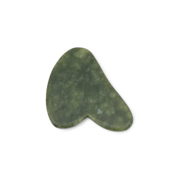 Gua Sha Massager - Groene Jade - Hartvorm