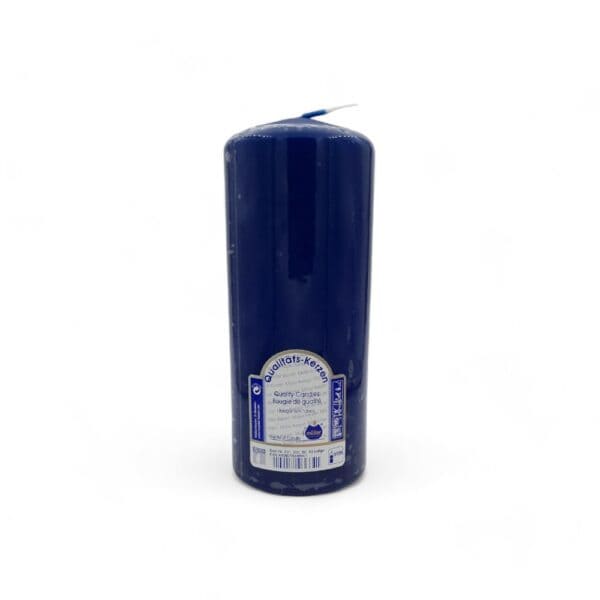 Müller Cilinder Kaars 20x8cm 105u Blauw