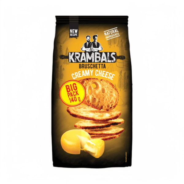 Krambals Bruschetta Creamy Cheese Big Pack 140g
