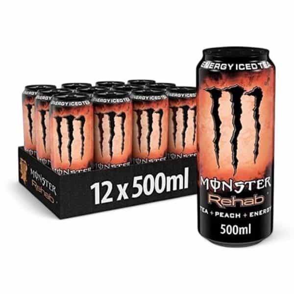 Monster Rehab Tea Peach 12x50cl