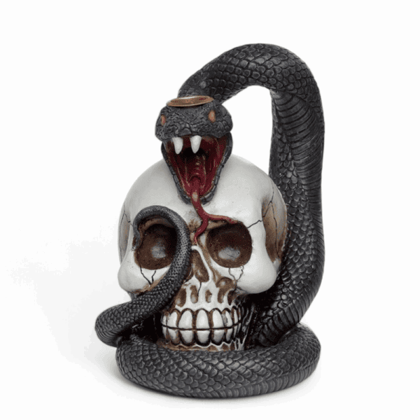 Backflow Wierookbrander snake en skull