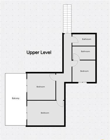 Penthouse Property for Sale in Benalmadena - Floor plan of upper level