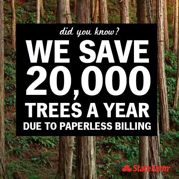 Going paperless save trees