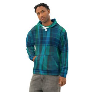Breaking Plaid Unisex Hoodie