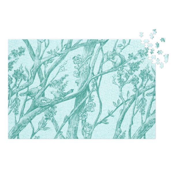 Toile de Vie Jigsaw Puzzle with Tin