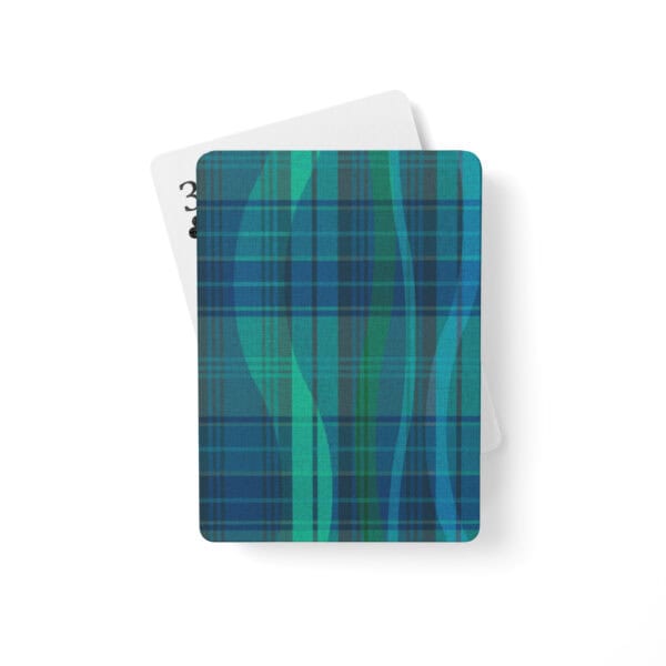 Breaking Plaid Playing Cards
