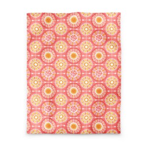 Layflat view of duvet cover, twin size.