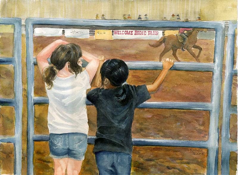 Two Gals at the Rodeo