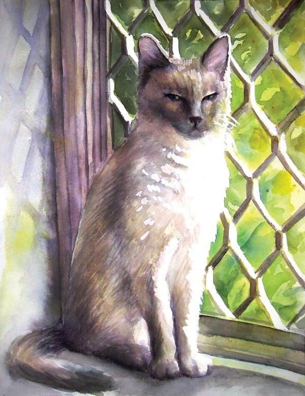 Simone in the Bay Window