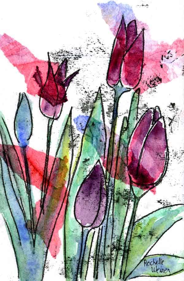 Mono-purpletulips-sm