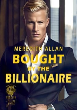a contemporary romance book cover featuring a blond billionaire