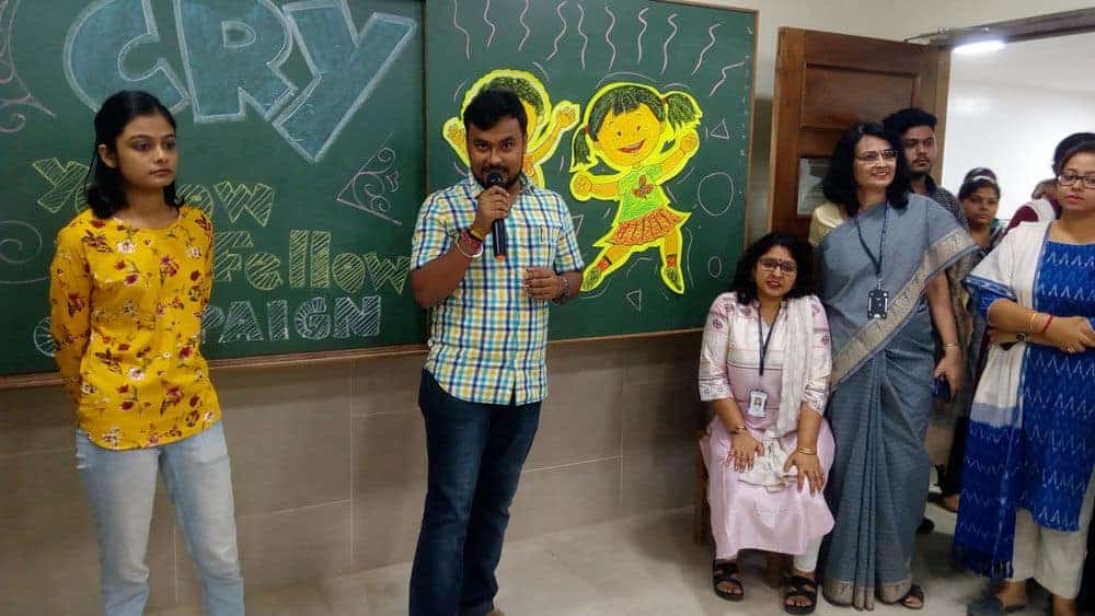 ‘Yellow Fellow’- A national campaign by CRY(Child Rights and You) NGO