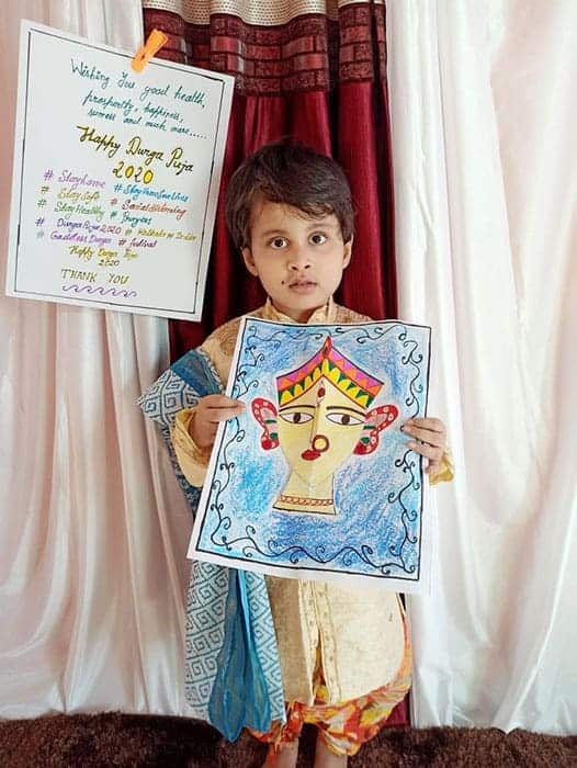 Durga Puja Assembly - Art Work Slide Show 2020