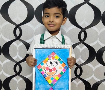 Vishwakarma Puja - Kite making activity 2021