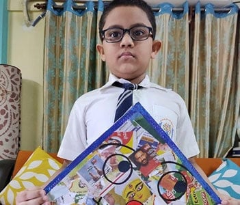 Vishwakarma Puja - Kite making activity 2021