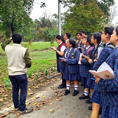 Learning in a Green Environment - Class 11's trip to Botanical Garden