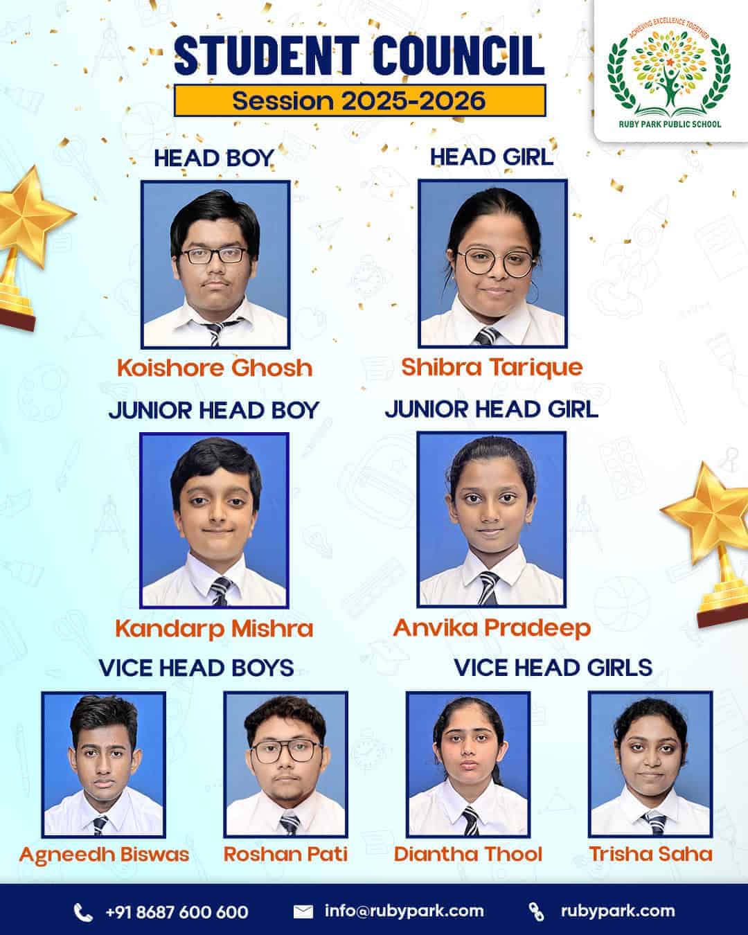 Student's Council Members 2025-26